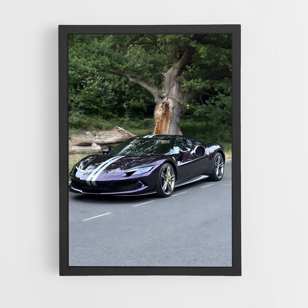 Poster gtb figé – affiche Ferrari (vue 2)